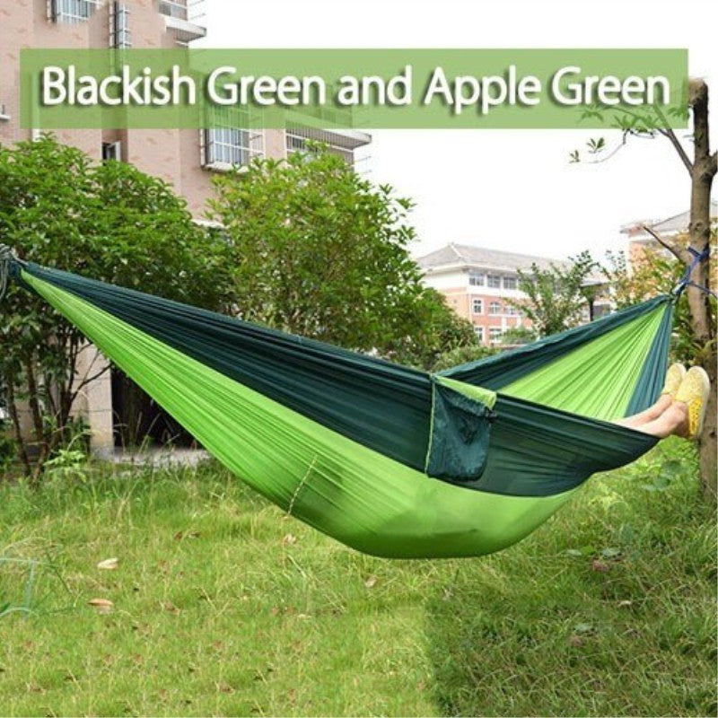Portable Nylon Parachute Outdoor Double Hammock