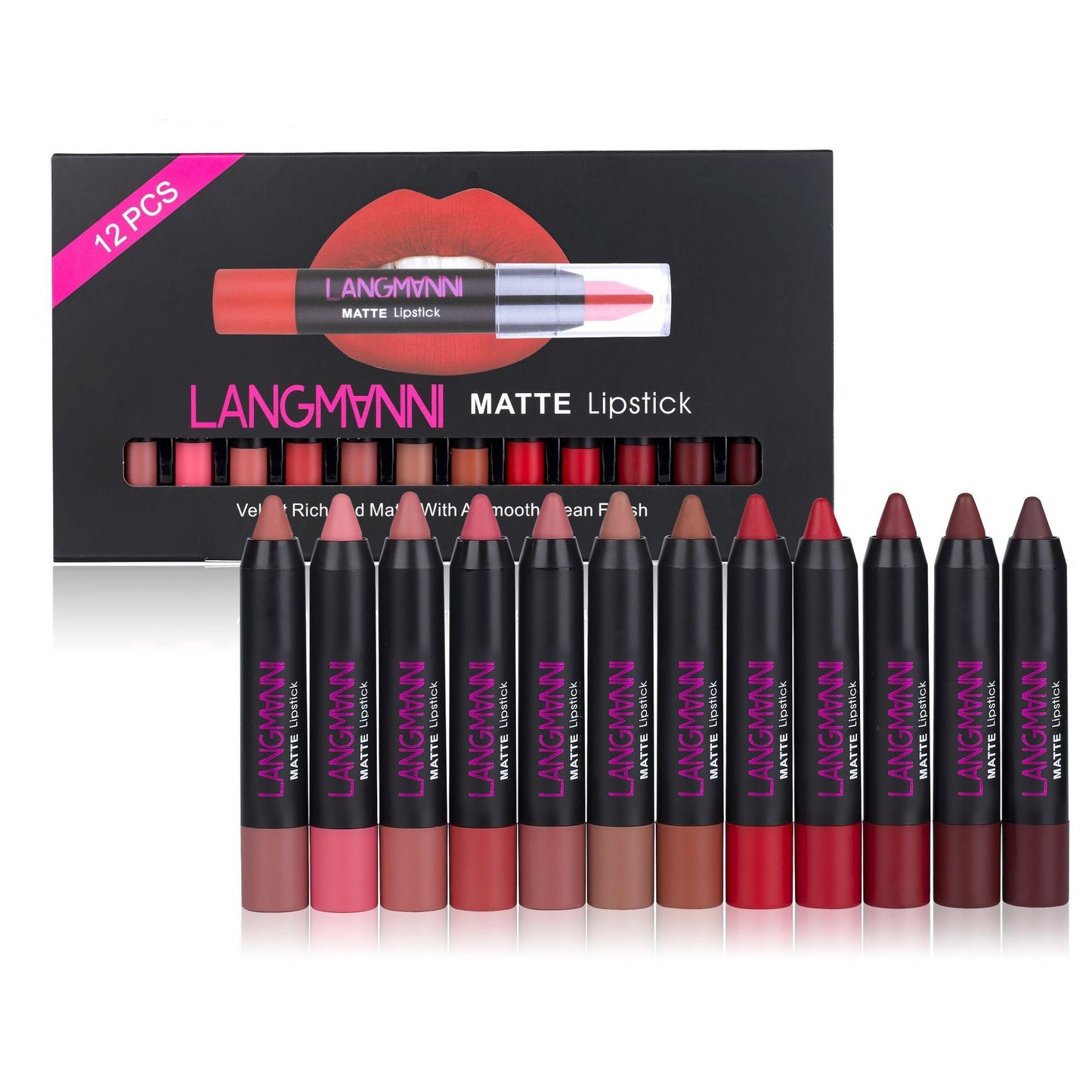 12 Piece lipstick set